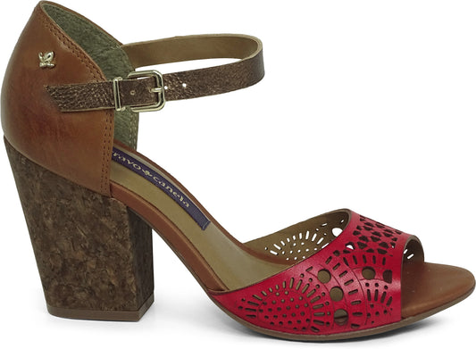 Laser Etched Sandal - Cravo e Canela - ZapTo Shoes