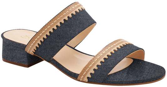 Flat Denin Sandal - Stephanie - ZapTo Shoes