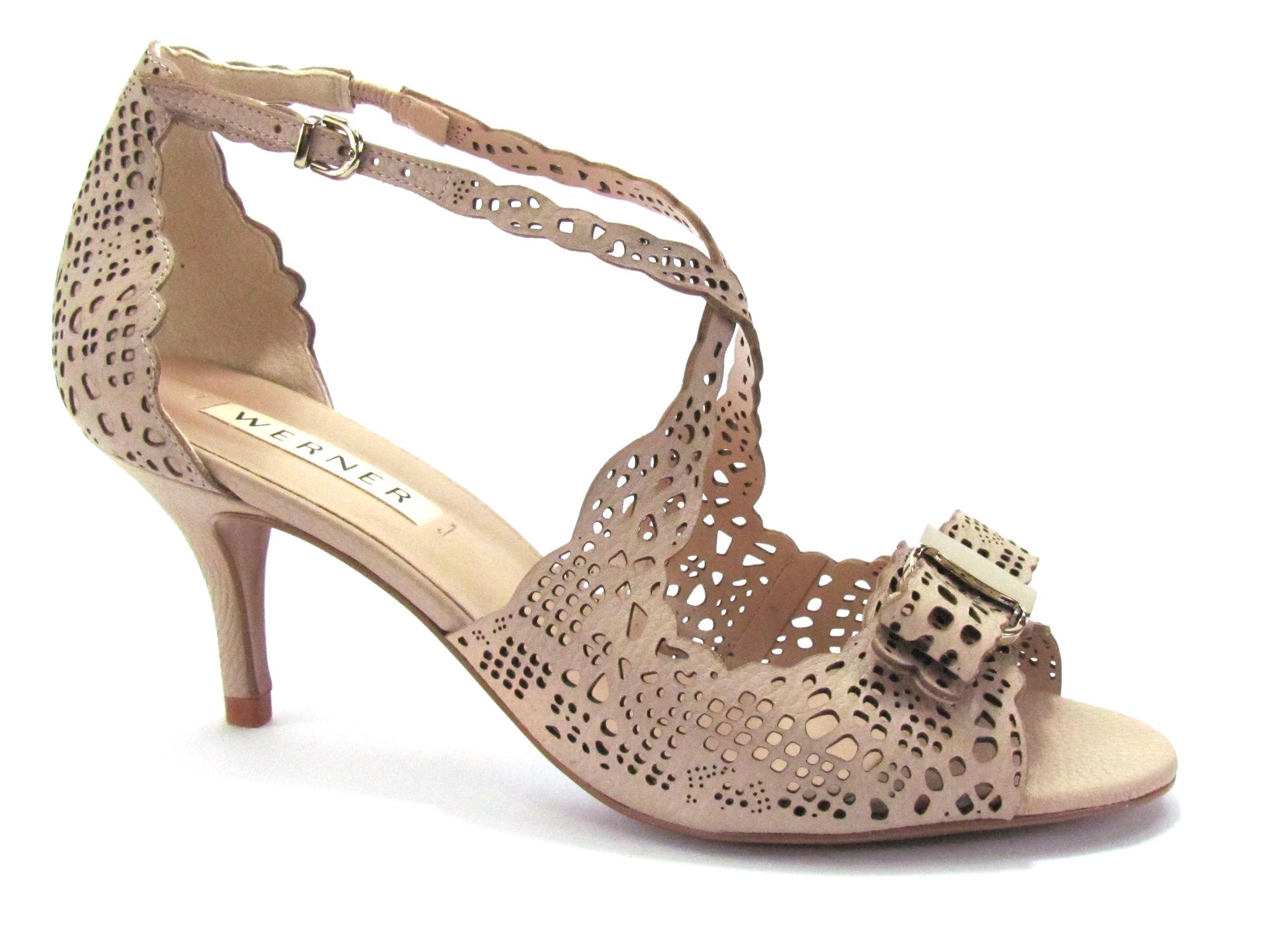 Laser Cutted Pump Rose - Werner - ZapTo Shoes