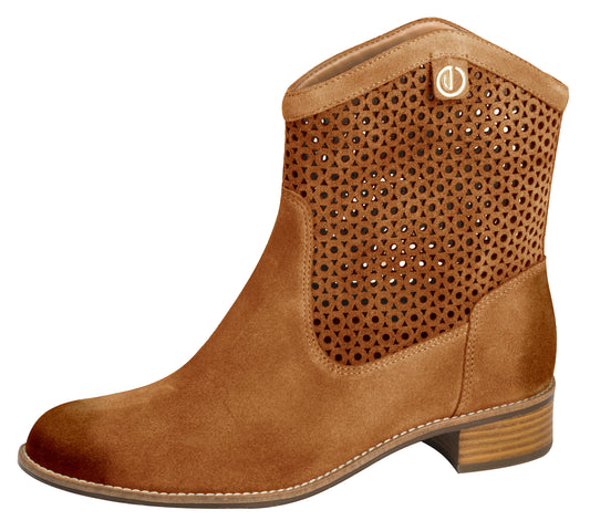Leather Boot Camel - Dumond - ZapTo Shoes